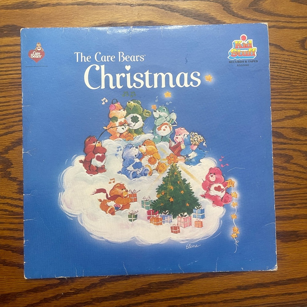 Care Bears Christmas Vinyl KSS5040 LP Vintage children’s record